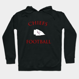 Chiefs Football Logo Drawing Hoodie